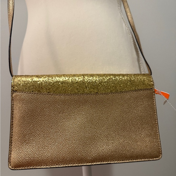 🌸NWT Very unique Coach Glitter fold over crossbody bag or clutch 🌟 - Picture 5 of 5